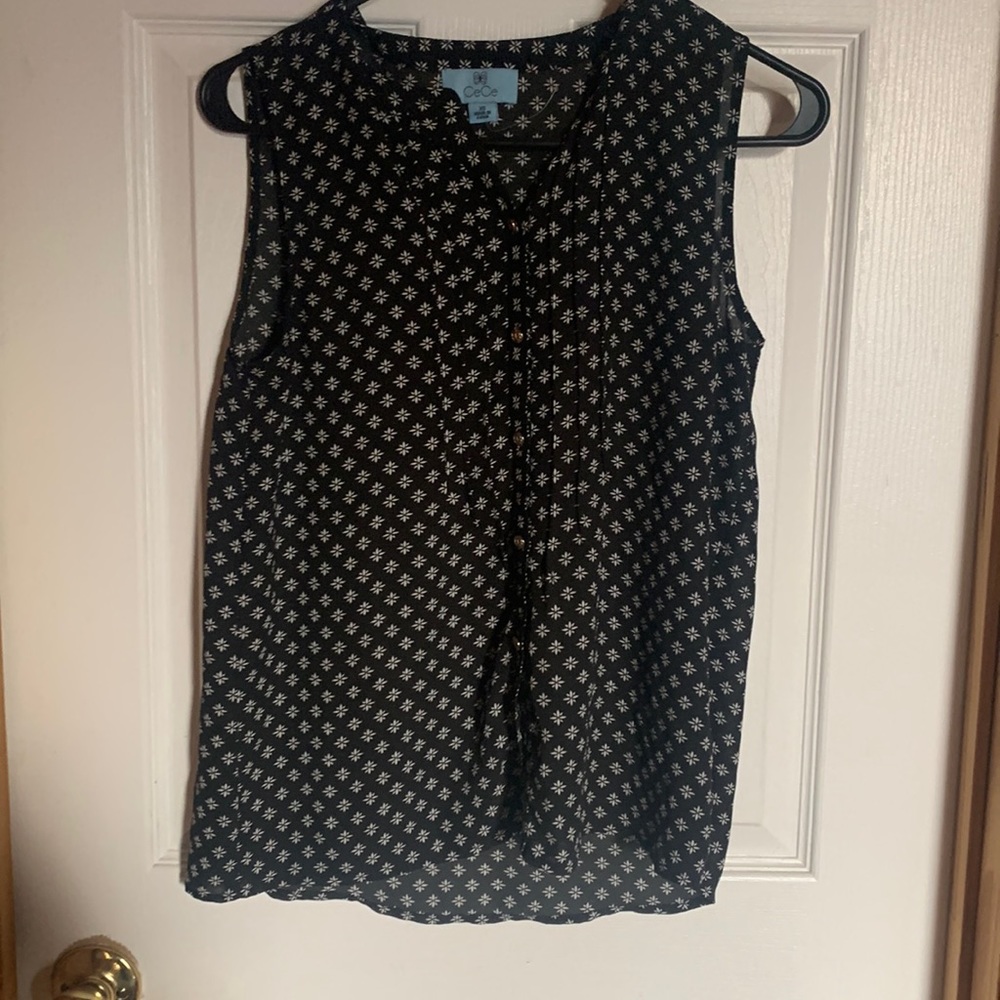 No sleeve blouse. Great for work attire.